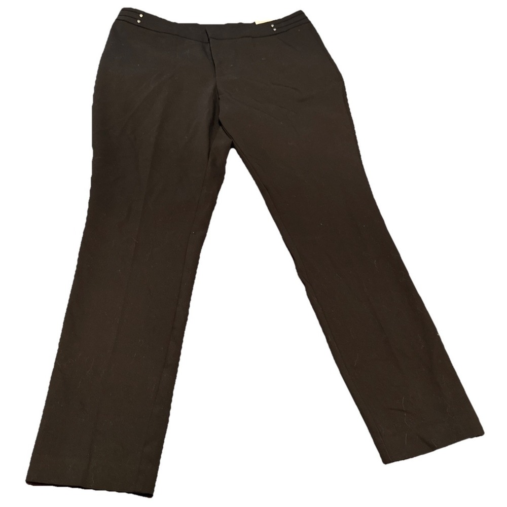 Christopher &‎ Banks Womens 14 Black Dress Pants Modern Fit Tapered Leg NWT
